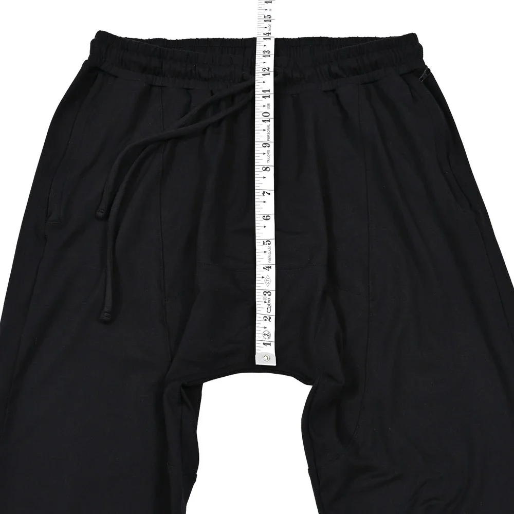 Alo Yoga Jogger Pants Womens Small Black Knit Elastic Waist Zip Pockets Athletic